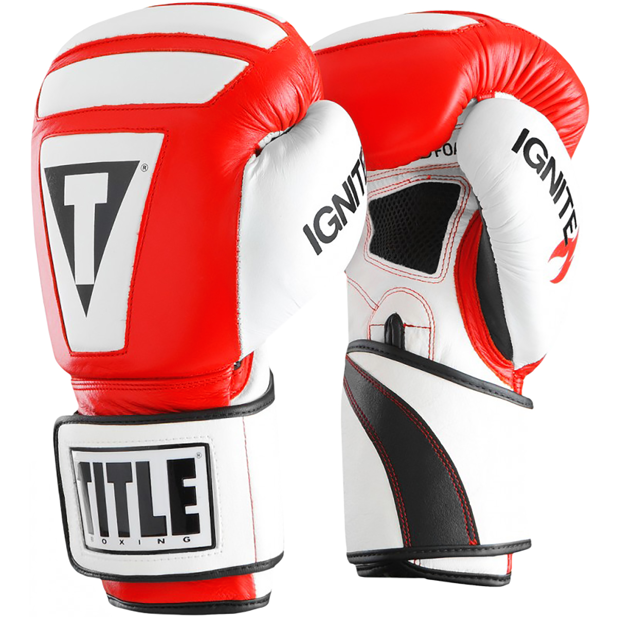 Title Boxing Gel Rush Hook and Loop Training Gloves eBay